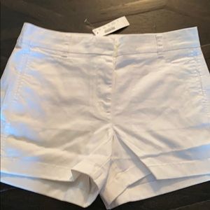 NWT J Crew 4” shorts size 8, white